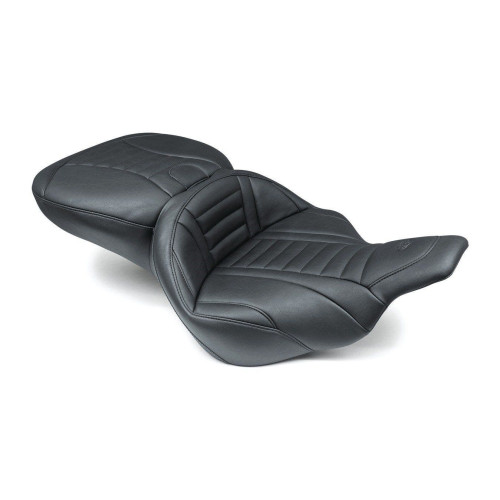 PartzBiz HD: 4408480-Mustang Seats One Piece Plain Sport Touring Seat Harley FLHT FLTR 97-07 | 75454
