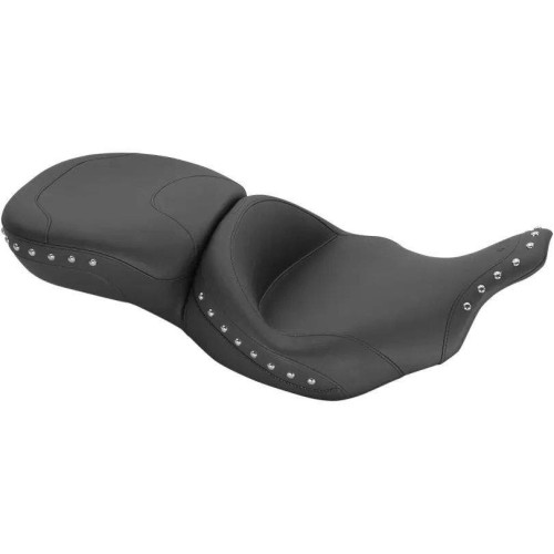 PartzBiz HD: 4408455-ที่นั่งมัสแตง Super Touring Chrome Studded Seat สำหรับ Harley FLHT FLTR 97-07 | 76970 PartzBiz HD: 4408455-ที่นั่งมัสแตง Super Touring Chrome Studded Seat สำหรับ Harley FLHT FLTR 97-07 | 76970
