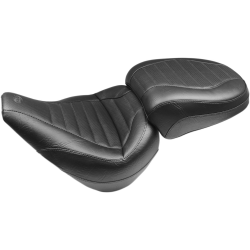 PartzBiz HD MD75031 - Mustang Solo สีดำ Harley Seat W/O พนักพิง Tuck-N-Roll Stitch 18-23 FXBR/FXBRS | 75031 PartzBiz HD MD75031 - Mustang Solo สีดำ Harley Seat W/O พนักพิง Tuck-N-Roll Stitch 18-23 FXBR/FXBRS | 75031