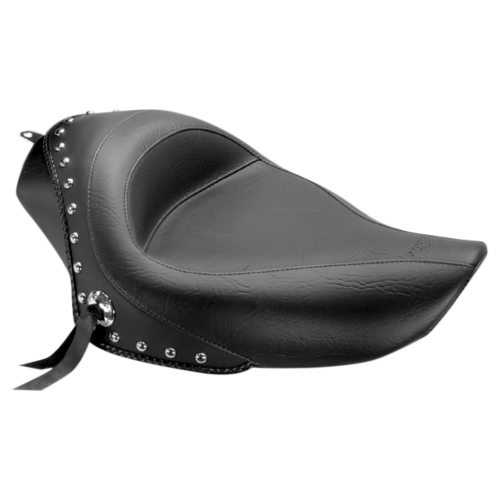PartzBiz HD: 4408440-Mustang Solo Studded Black Seat 4 Harley 04-20 XL W/ ถัง 4.5 แกลลอน | 76156 PartzBiz HD: 4408440-Mustang Solo Studded Black Seat 4 Harley 04-20 XL W/ ถัง 4.5 แกลลอน | 76156