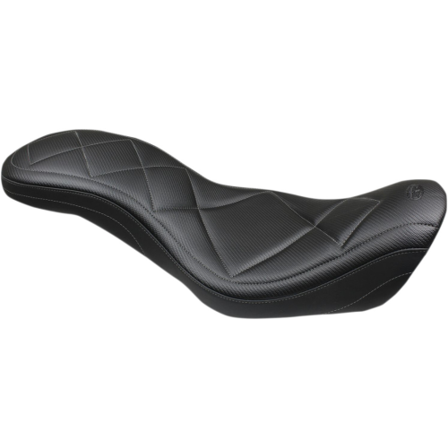 PartzBiz HD: 4408418-Mustang Super Tripper Carbon Style Seat 4 Harley 06-17 Dyna (ยกเว้น 14-17 FXDF) | 75229 PartzBiz HD: 4408418-Mustang Super Tripper Carbon Style Seat 4 Harley 06-17 Dyna (ยกเว้น 14-17 FXDF) | 75229