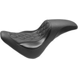 PartzBiz HD MD75065 - Mustang Tripper Fastback Harley Cut Low Seat Double Helix Stitch สำหรับ 18-23 FLSL | 75065 PartzBiz HD MD75065 - Mustang Tripper Fastback Harley Cut Low Seat Double Helix Stitch สำหรับ 18-23 FLSL | 75065