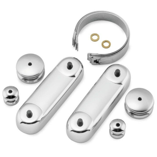 PartzBiz HD: 4408286-National Cycle KIT-Q103 Chrome Switchblade ชุดติดตั้งกระจกหน้ารถ 05-17 Victory Kingping Hammer S Best New Upgrade Replacement Motorcycle Bike Cruiser Custom Accessories