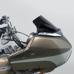 PartzBiz HD WP562-20165 - National Cycle N27406 Dark Tint 6.25 ” Low Wave Windscreen สำหรับ Harley FLTR 98-13 Custom Road Glide การอัพเกรดใหม่ที่ดีที่สุด