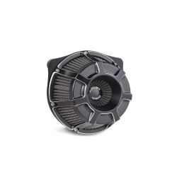PartzBiz HD AN18-937 - Arlen Ness Inverted Bevelled Black Cut Stage 1 Air Cleaner Harley XL 91-15 | 18-937 PartzBiz HD AN18-937 - Arlen Ness Inverted Bevelled Black Cut Stage 1 Air Cleaner Harley XL 91-15 | 18-937