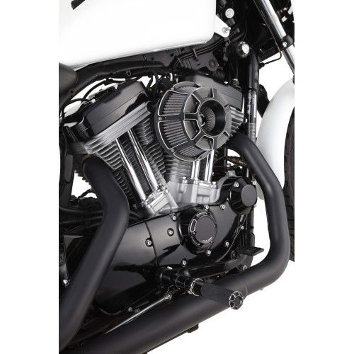 PartzBiz HD: 4408198-Arlen Ness Inverted Bevelled Black Cut Stage 1 Air Cleaner Harley Twin Cam 99-15 | 18-935 PartzBiz HD: 4408198-Arlen Ness Inverted Bevelled Black Cut Stage 1 Air Cleaner Harley Twin Cam 99-15 | 18-935