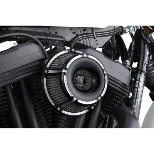 PartzBiz HD: 4408204-Arlen Ness Inverted Slot Track Black Cut Stage 1 Air Cleaner Harley T/C 99-15 | 18-923 PartzBiz HD: 4408204-Arlen Ness Inverted Slot Track Black Cut Stage 1 Air Cleaner Harley T/C 99-15 | 18-923