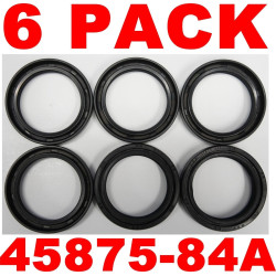 PartzBiz HD CY45875-84A X6 - ใหม่ 6 แพ็คชุด 41 มม.ด้านหน้าส้อมซีล Harley Touring 84-up Repl OE #45875-84 PartzBiz HD CY45875-84A X6 - ใหม่ 6 แพ็คชุด 41 มม.ด้านหน้าส้อมซีล Harley Touring 84-up Repl OE #45875-84