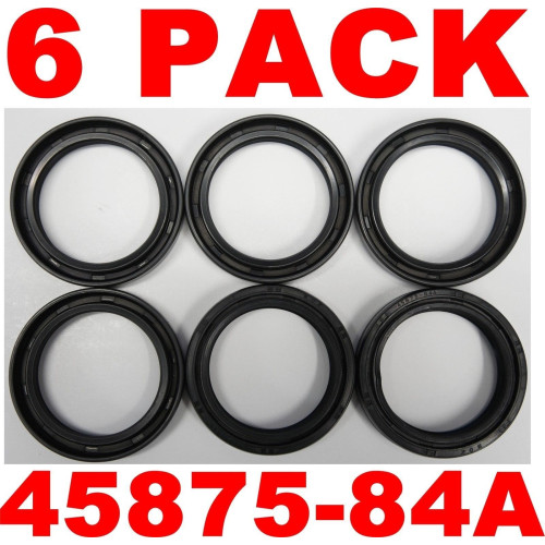 PartzBiz HD: 4408212-ใหม่ 6 แพ็คชุด 41 มม.ด้านหน้าส้อมซีล Harley Touring 84-up Repl OE #45875-84