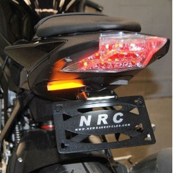 PartzBiz HD TR578756 - New Rage Cycles BMW1000-FE ชุดกำจัดบังโคลนพร้อมไฟ LED 09-18 BMW S1000R S1000RR การอัพเกรดใหม่ที่ดีที่สุด เปลี่ยนสัญญาณไฟเลี้ยวไฟเบรกแบบกำหนดเอง 578756
