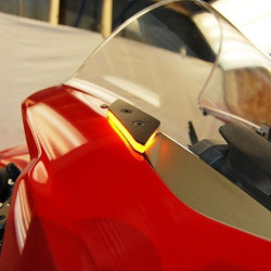 PartzBiz HD TR578877 - ไฟเลี้ยว LED แบบบล็อกกระจก Rage Cycles ใหม่ Ducati Panigale V2 20-Up PartzBiz HD TR578877 - ไฟเลี้ยว LED แบบบล็อกกระจก Rage Cycles ใหม่ Ducati Panigale V2 20-Up