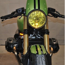 PartzBiz HD TR578768 - New Rage Cycles R9T-FB ไฟเลี้ยว LED สีอำพันด้านหน้า 14-17 BMW R NineT สุดยอดการอัพเกรดใหม่ ไฟเลี้ยวสัญญาณไฟเลี้ยวแบบกำหนดเอง 578768