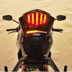 PartzBiz HD TR570982 - New Rage Cycles Tucked Fender Eliminator พร้อมสัญญาณ LED 14-18 KTM 1290 Super Duke