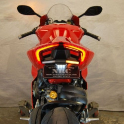 PartzBiz HD TR578954 - New Rage Cycles V4-FE Fender Eliminator Kit w/ LED Lights '18 Ducati Panigale V4 สุดยอดการอัพเกรดใหม่ เปลี่ยนสัญญาณไฟเลี้ยว ไฟเบรกแบบกำหนดเอง 578756