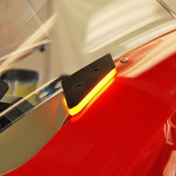 PartzBiz HD TR578955 - New Rage Cycles V4-MBO Mirror Block-Off LED Turn Signals '18 Ducati Panigale V4 สุดยอดการอัพเกรดใหม่ เปลี่ยนสัญญาณไฟเลี้ยว ไฟเบรค กำหนดเอง 578756