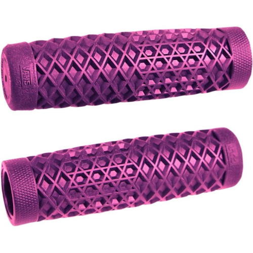 PartzBiz HD: 4408129-ODI B02VTIP ยางรถตู้สีม่วง 1” Dia. ด้ามจับแฮนด์รถจักรยานยนต์ความยาว 5” Harley สุดยอดชอปเปอร์ใหม่ bobber classic อัพเกรดการเปลี่ยนแบบกำหนดเอง