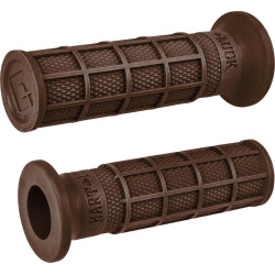 PartzBiz HD DS06302734 - ODI Hart-Luck Signature Full-Waffle Slip-On Grips 1 ” สีน้ำตาล Harley & Custom