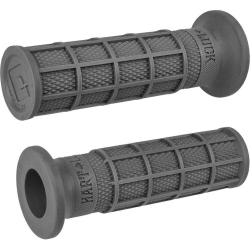 PartzBiz HD: 4408106-ODI Hart-Luck Signature Full-Waffle Slip-On Grips 1” Graphite Harley & Custom