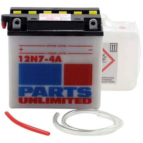 PartzBiz HD: 4407985-อะไหล่แบตเตอรี่ Yuasa ไม่จำกัดพร้อมกรด 12N7-4A 12V 7Ah Rep OE 63731-99 66006-69 PartzBiz HD: 4407985-อะไหล่แบตเตอรี่ Yuasa ไม่จำกัดพร้อมกรด 12N7-4A 12V 7Ah Rep OE 63731-99 66006-69
