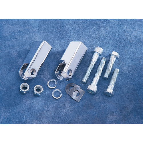 PartzBiz HD: 4407988-Passenger Footpeg Mounts Chrome For Harley-Davidson Sportster XL 1986-2003