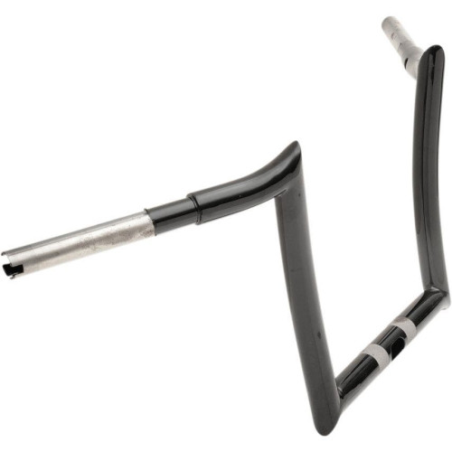 PartzBiz HD: 4407963-Paul Yaffe 12 ” OEM Monkey Bars Black Ape Hangers แฮนด์บาร์ Harley 15-18 FLTR | OEMB-2015-12 บ