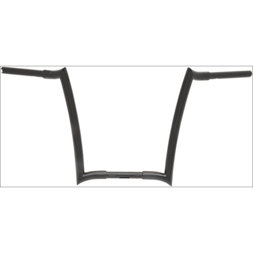 PartzBiz HD: 4407967-Paul Yaffe 14 ” OEM Monkey Bars Black Ape Hangers แฮนด์บาร์ Harley FLHR FLTR | OEMB125-14 บี