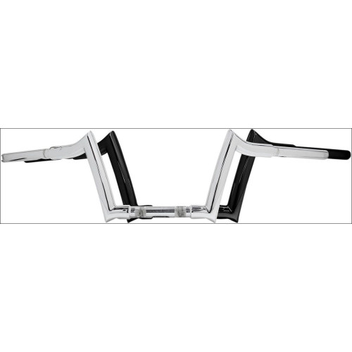 PartzBiz HD: 4407975-Paul Yaffe 6 ” Monkey Sport Drag Bars Black Ape Hangers แฮนด์บาร์ Harley FLHR FLTR