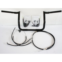 PartzBiz HD MBB1.25B-10-Kit-08-13-NON - ชุดแพ็คเกจแฮนด์บาร์ Paul Yaffe Bagger 10 ” Black Monkey Bar Harley FLH Non ABS | MBB1.25B-10-Kit-08-13-NON PartzBiz HD MBB1.25B-10-Kit-08-13-NON - ชุดแพ็คเกจแฮนด์บาร์ Paul Yaffe Bagger 10 ” Black Monkey Bar Harley FLH Non ABS | MBB1.25B-10-Kit-08-13-NON