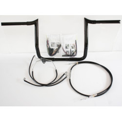PartzBiz HD MBB1.25B-Kit-08-13-NON - ชุดแฮนด์บาร์ Paul Yaffe Bagger Nation 12 ” Black Monkey Bar Harley FLH Non ABS | MBB1.25B-Kit-08-13-NON PartzBiz HD MBB1.25B-Kit-08-13-NON - ชุดแฮนด์บาร์ Paul Yaffe Bagger Nation 12 ” Black Monkey Bar Harley FLH Non ABS | MBB1.25B-Kit-08-13-NON