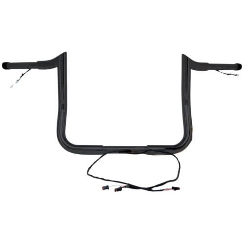 PartzBiz HD: 4407901-Paul Yaffe Bagger Nation Black Wired แฮนด์ลิง 8” Harley Touring 14-Up