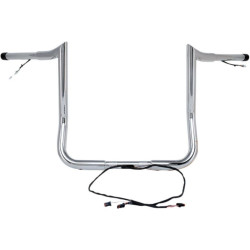 PartzBiz HD DS06015308 - Paul Yaffe Bagger Nation Chrome Wired แฮนด์ลิง 10” Monkey Harley Batwing 14-Up PartzBiz HD DS06015308 - Paul Yaffe Bagger Nation Chrome Wired แฮนด์ลิง 10” Monkey Harley Batwing 14-Up