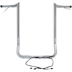 PartzBiz HD DS06015314 - Paul Yaffe Bagger Nation Chrome Wired 16” แฮนด์ลิง Harley Batwing 14-Up PartzBiz HD DS06015314 - Paul Yaffe Bagger Nation Chrome Wired 16” แฮนด์ลิง Harley Batwing 14-Up