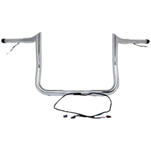 PartzBiz HD: 4407880-Paul Yaffe Bagger Nation Chrome Wired แฮนด์ลิง 8” Harley Touring 14-Up