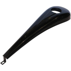 PartzBiz HD DS22010188 - Paul Yaffe Bagger Nation Clean Black Steel Stretched Tank Dash Harley 08-15 FL | DDK-5-08-OEM-B