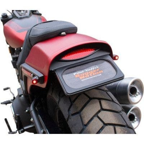 PartzBiz HD: 4407885-Paul Yaffe Bagger Nation Fat Bob Light & ชุดป้ายทะเบียน Harley M8 18-Up FPF-M8FB-LB-SB 2030-1449 milwaukee แปด softail