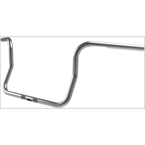 PartzBiz HD: 4407861-Paul Yaffe Bagger Nation 51530510CH Chrome 10 ” Rise 1 ” Classic Bagger Apes แฮนด์ 99-18 Harley Touring Dresser FLHT FLHX 06011818 0601-1818