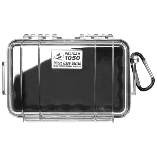 PartzBiz HD: 4407851-Pelican 1050 Black & Clear Micro Case เครื่องใช้ไฟฟ้าแบบพกพา กล้อง โทรศัพท์มือถือ | 1050-025-100