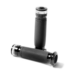 PartzBiz HD PM0063-2100M-B - Performance Machine 0063-2100M-B Vision Contour LED Indicator Black 1" Handlebar Grips PartzBiz HD PM0063-2100M-B - Performance Machine 0063-2100M-B Vision Contour LED Indicator Black 1" Handlebar Grips