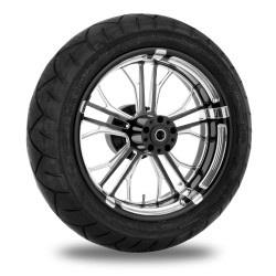 PartzBiz HD TRPM8007 - Performance Machine 17" Rear Black Dixon Wheel Tire Package Harley 09-15 ABS | Performance Machine PartzBiz HD TRPM8007 - Performance Machine 17" Rear Black Dixon Wheel Tire Package Harley 09-15 ABS | Performance Machine