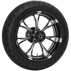 PartzBiz HD TRPM8021 - Performance Machine 17" Rear Black Paramount Wheel Tire Package Harley 09-15 | Performance Machine PartzBiz HD TRPM8021 - Performance Machine 17" Rear Black Paramount Wheel Tire Package Harley 09-15 | Performance Machine