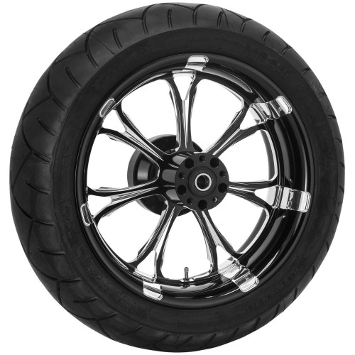PartzBiz HD: 4407809-Performance Machine 17" Rear Black Paramount Wheel Tire Package Harley 09-15 ABS | Performance Machine PartzBiz HD: 4407809-Performance Machine 17" Rear Black Paramount Wheel Tire Package Harley 09-15 ABS | Performance Machine