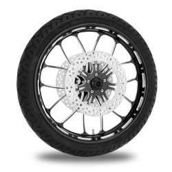 PartzBiz HD TRPM8108 - Performance Machine 21" Front Black Heathen Wheel Rotor PKG Harley 08-16 ABS | Performance Machine PartzBiz HD TRPM8108 - Performance Machine 21" Front Black Heathen Wheel Rotor PKG Harley 08-16 ABS | Performance Machine