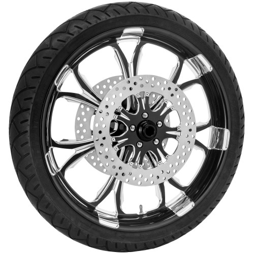 PartzBiz HD: 4407757-Performance Machine 21” หน้า โรเตอร์ล้อ Paramount สีดำ PKG Harley 08-13 ABS | เครื่องสมรรถนะ