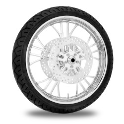 PartzBiz HD TRPM8000 - Performance Machine 21" Front Chrome Dixon Wheel Tire Rotor Package Harley 08-13 | Performance Machine PartzBiz HD TRPM8000 - Performance Machine 21" Front Chrome Dixon Wheel Tire Rotor Package Harley 08-13 | Performance Machine
