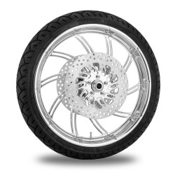 PartzBiz HD TRPM8008 - Performance Machine 21" Front Chrome Supra Wheel Tire Rotor Package Harley 08-13 | Performance Machine PartzBiz HD TRPM8008 - Performance Machine 21" Front Chrome Supra Wheel Tire Rotor Package Harley 08-13 | Performance Machine