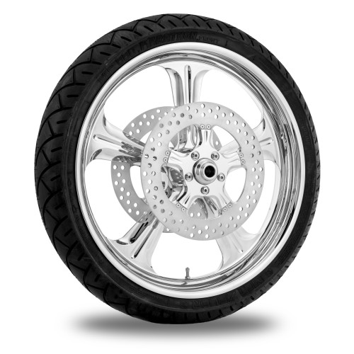 PartzBiz HD: 4407750-Performance Machine 21" Front Chrome Wrath Wheel Tire Rotor Package Harley 14-15 | Performance Machine PartzBiz HD: 4407750-Performance Machine 21" Front Chrome Wrath Wheel Tire Rotor Package Harley 14-15 | Performance Machine