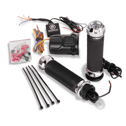 PartzBiz HD PM0063-2095-CH - Performance Machine Apex Heated Grips Contrast Cut Harley Road Glide TBW 15-Up PartzBiz HD PM0063-2095-CH - Performance Machine Apex Heated Grips Contrast Cut Harley Road Glide TBW 15-Up