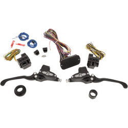 PartzBiz HD PM0062-4026-BM - Performance Machine Black Contrast 11/16 Can Bus Handlebar Control Kit 14-16 FLH | 0062-4026-BM PartzBiz HD PM0062-4026-BM - Performance Machine Black Contrast 11/16 Can Bus Handlebar Control Kit 14-16 FLH | 0062-4026-BM