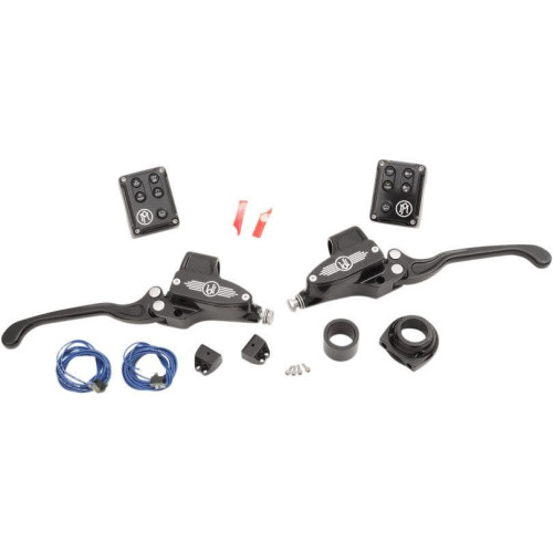 PartzBiz HD: 4407693-Performance Machine Black Contrast 9/16 Handlebar Control Kit Hydraulic Can Bus | 0062-4022-BM PartzBiz HD: 4407693-Performance Machine Black Contrast 9/16 Handlebar Control Kit Hydraulic Can Bus | 0062-4022-BM