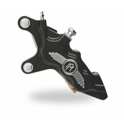 PartzBiz HD PM0051-2915-BM - Performance Machine Black Contrast Cut 11.5 Left Side 6 Piston Calipers for 00-15 Harley | 0051-2915-BM PartzBiz HD PM0051-2915-BM - Performance Machine Black Contrast Cut 11.5 Left Side 6 Piston Calipers for 00-15 Harley | 0051-2915-BM